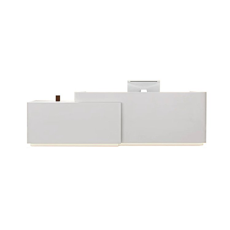 Simple Modern Lacquered Front Desk - Maoters