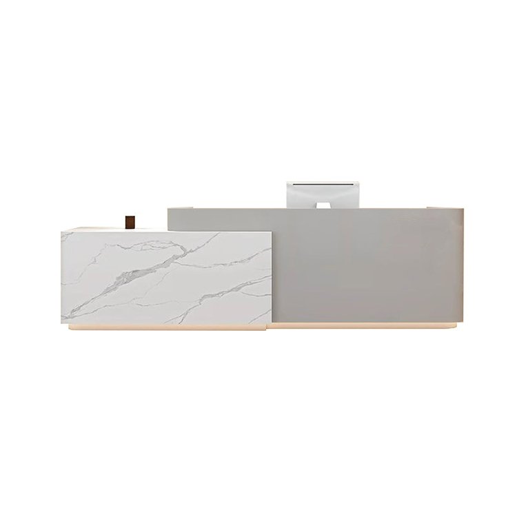 Simple Modern Lacquered Front Desk - Maoters