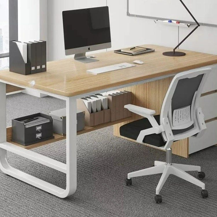 Simple Multiperson Desk and Chair Set - Maoters - Maoters