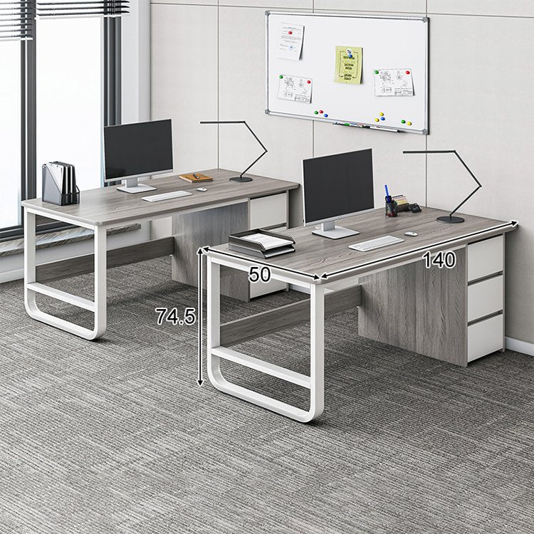 Simple Multiperson Desk and Chair Set - Maoters - Maoters