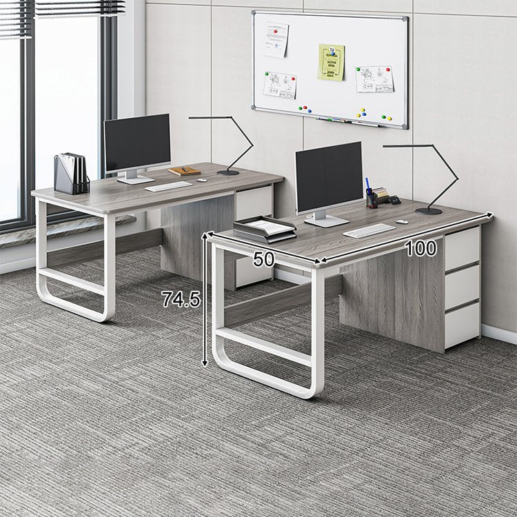 Simple Multiperson Desk and Chair Set - Maoters - Maoters