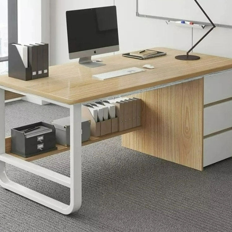 Simple Multiperson Desk and Chair Set - Maoters - Maoters