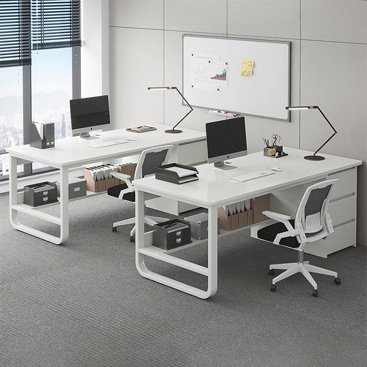 Simple Multiperson Desk and Chair Set - Maoters - Maoters