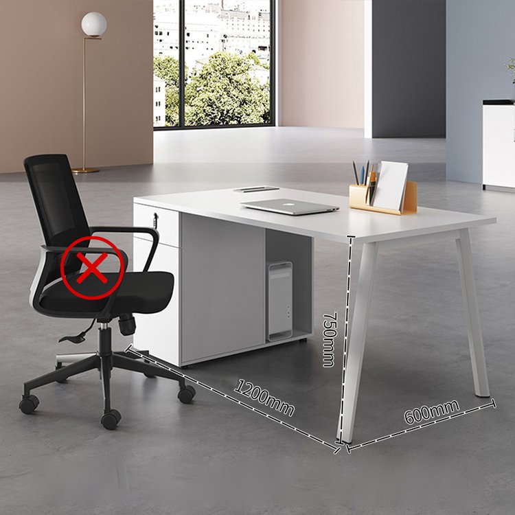 Simple Office Desk and Chair Combo Set - Maoters