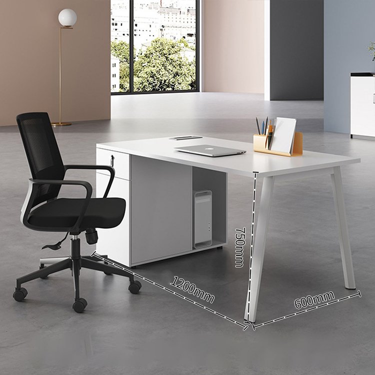 Simple Office Desk and Chair Combo Set - Maoters