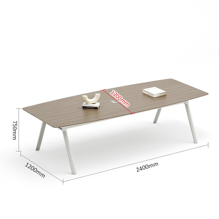 Simple Oval Conference Table Office Desk - Maoters