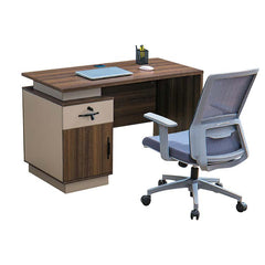 Simple Screen Workstation Computer Desk and Chair Set - Maoters