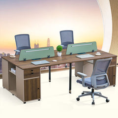 Simple Screen Workstation Computer Desk and Chair Set - Maoters