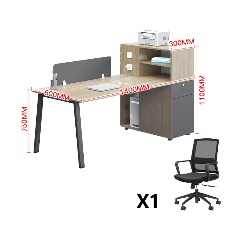 Simple Staff Desk & Chair Set - Maoters - Maoters