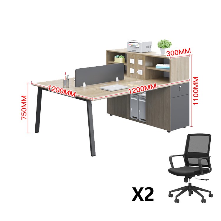 Simple Staff Desk & Chair Set - Maoters - Maoters