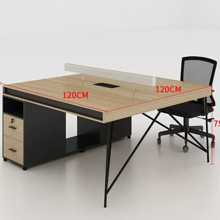 Simple Staff Desk, Free Combination - Steel Legs - Maoters