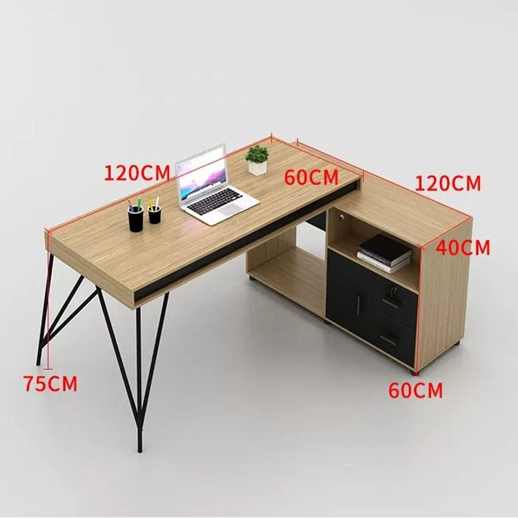 Simple Staff Desk, Free Combination - Steel Legs - Maoters