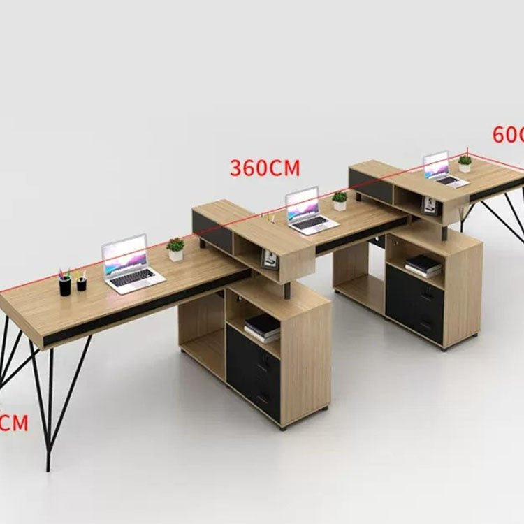 Simple Staff Desk, Free Combination - Steel Legs - Maoters