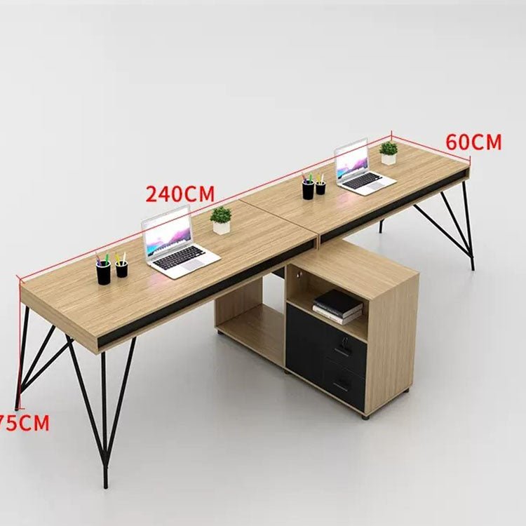 Simple Staff Desk, Free Combination - Steel Legs - Maoters