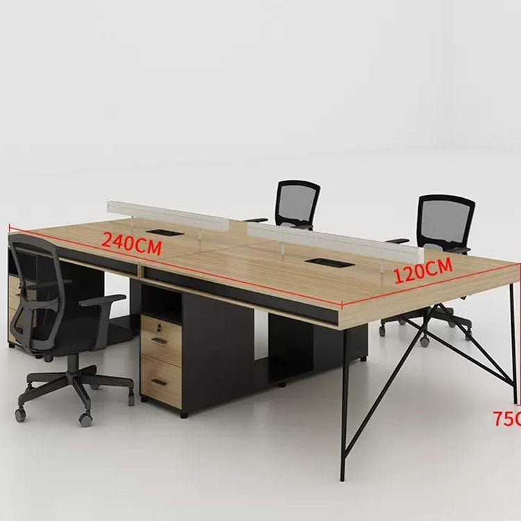 Simple Staff Desk, Free Combination - Steel Legs - Maoters