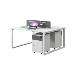 Simple Staff Desk - Free Combo with Lock & Partition - Maoters