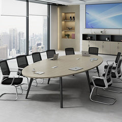 Sleek Office Solution Modern Oval Conference Table - Maoters - Maoters