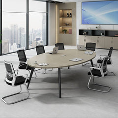 Sleek Office Solution Modern Oval Conference Table - Maoters - Maoters