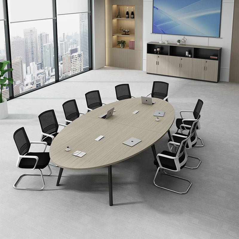 Sleek Office Solution Modern Oval Conference Table - Maoters - Maoters