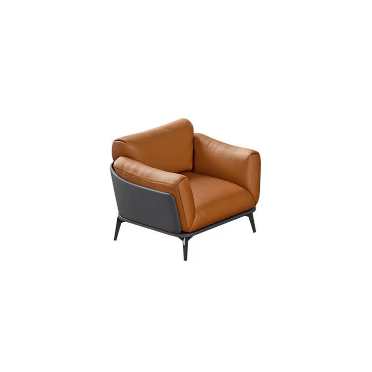 Small Business Office Sofa - Orange, Two Seater - Maoters