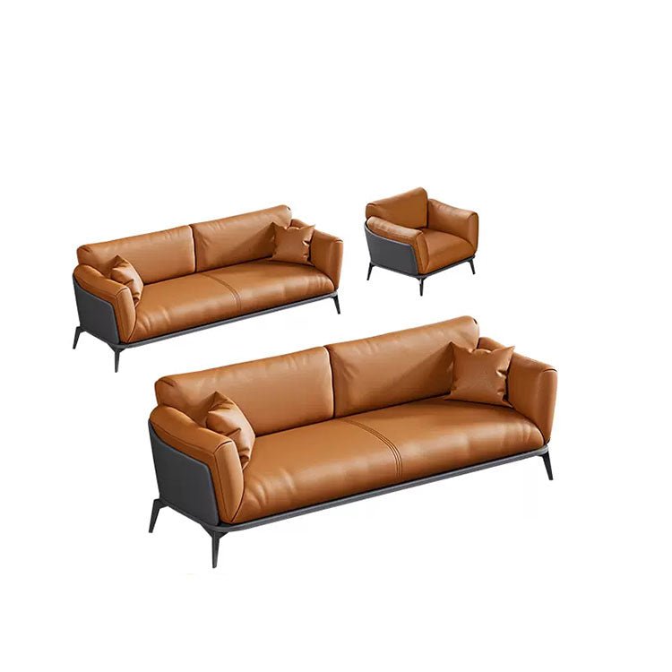 Small Business Office Sofa - Orange, Two Seater - Maoters