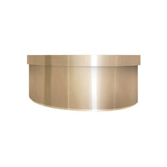 Stainless Semi Circular Reception Desk - Maoters