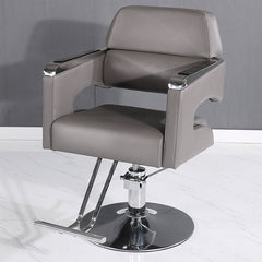 Stainless Steel Reclining Liftable Barber Chair - Maoters - Maoters