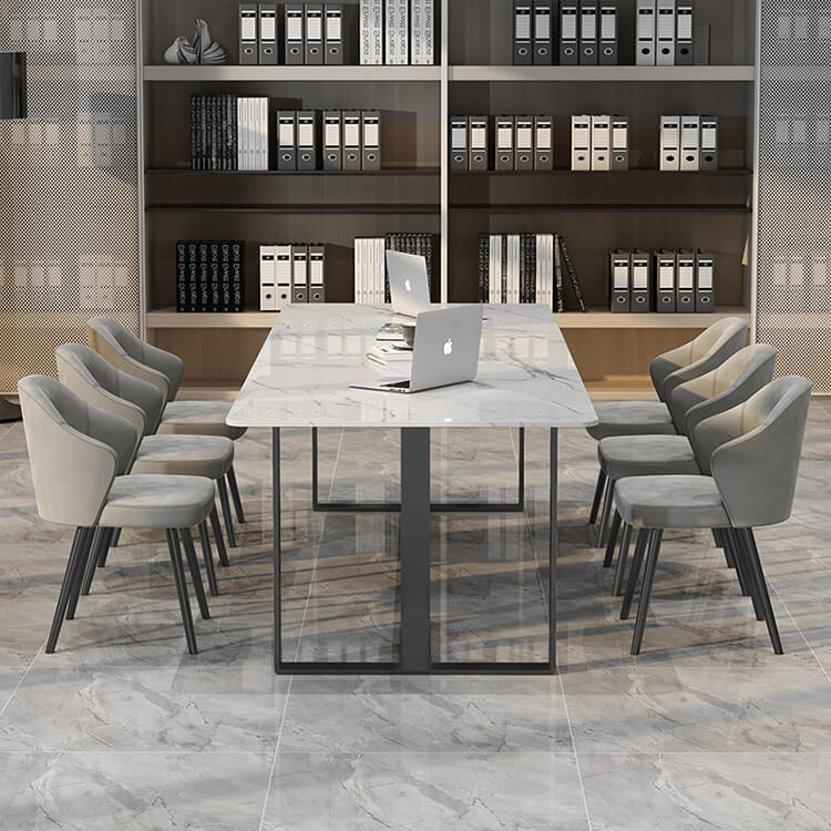 Stylish Marble Conference Table – Office Desk - Maoters