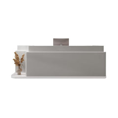 Stylish Rectangular Wood Reception Desk - Maoters