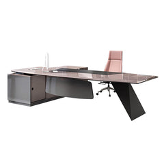 Stylish White Manager Desk - Modern - Maoters