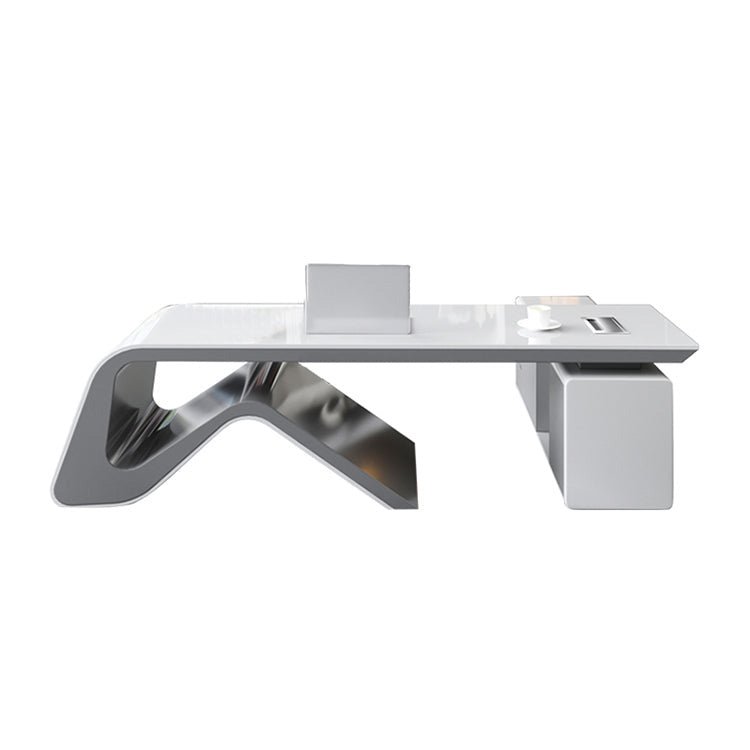 Stylish White Office Desk - Maoters - Maoters