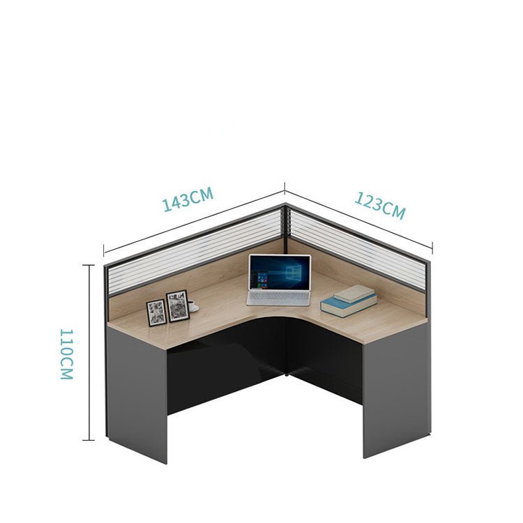 Versatile Aluminum Alloy Desk with Screen Partition - Maoters