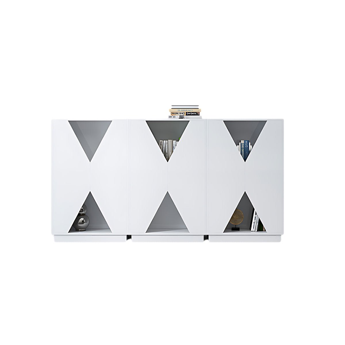 White Lacquered Executive Desk - Modern Creative Office Furniture - Maoters