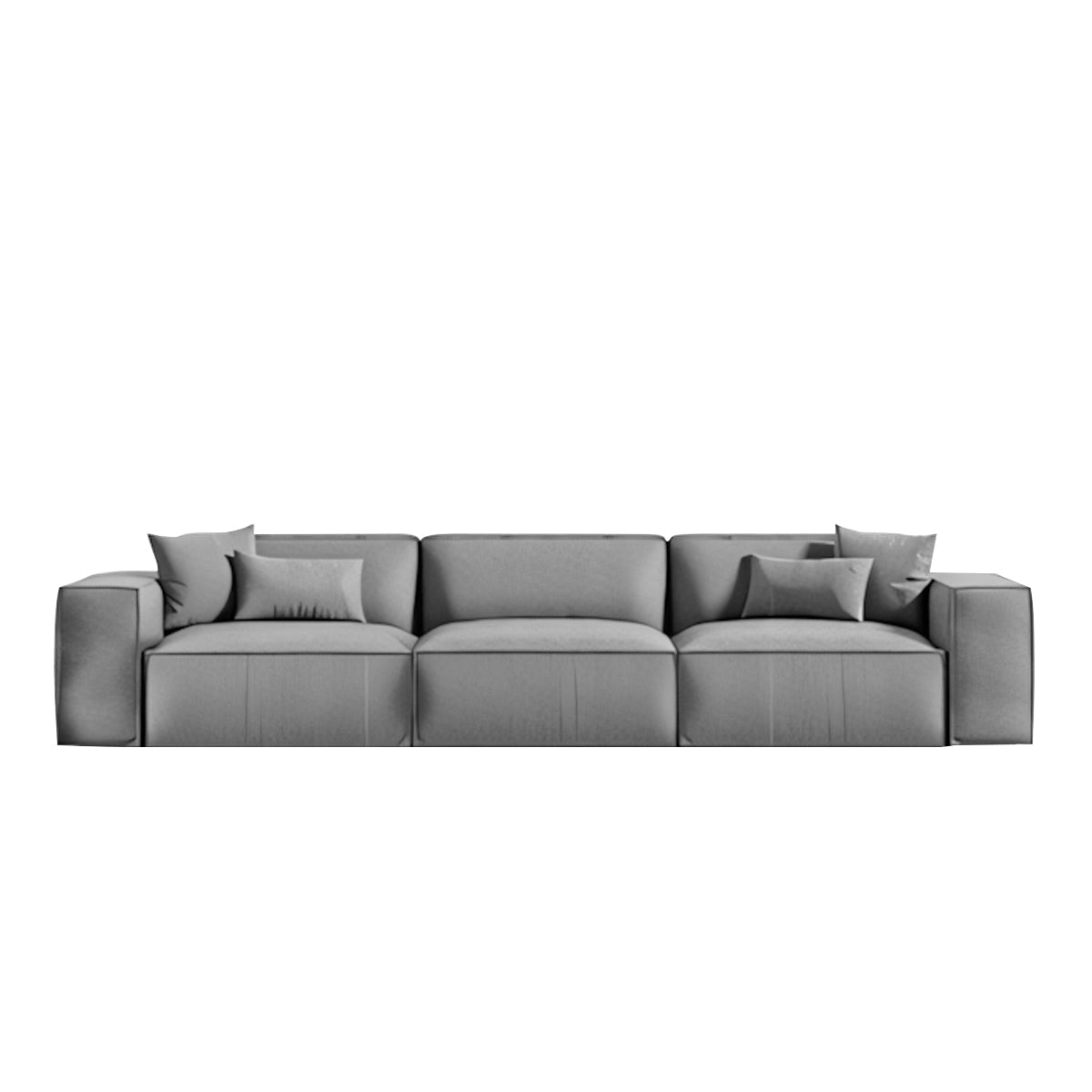 Wide Armrests Velvet Luxury Sofa - Maoters