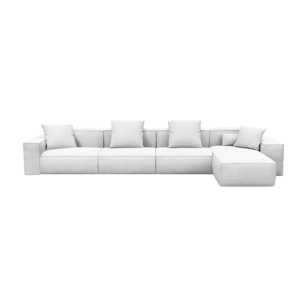 Wide Armrests Velvet Luxury Sofa - Maoters