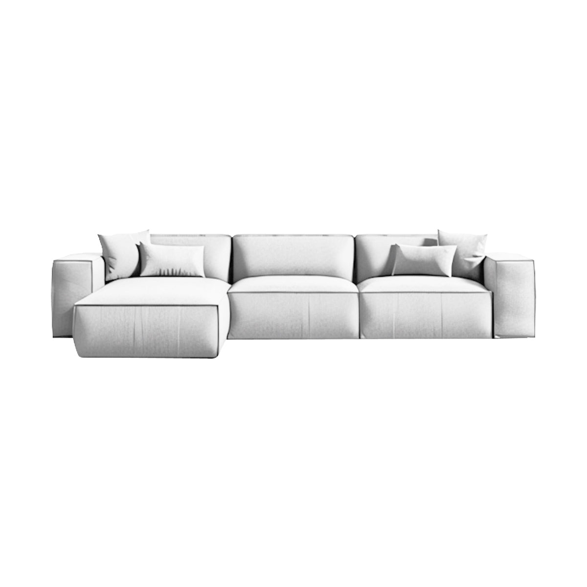 Wide Armrests Velvet Luxury Sofa - Maoters